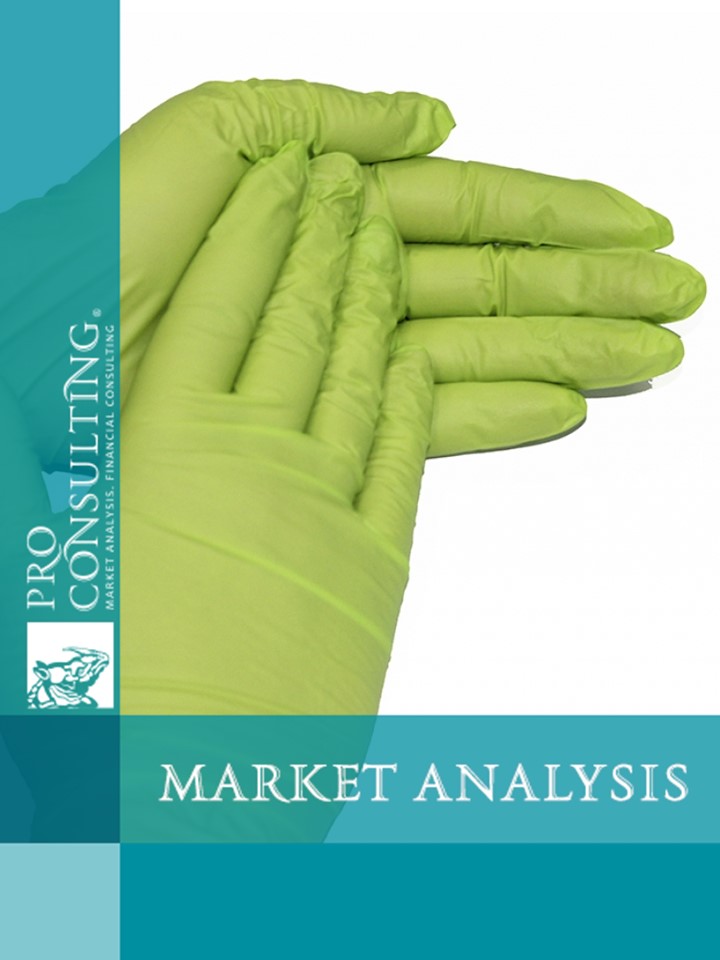 Medical and specialized gloves of Ukraine market research report. 2018 