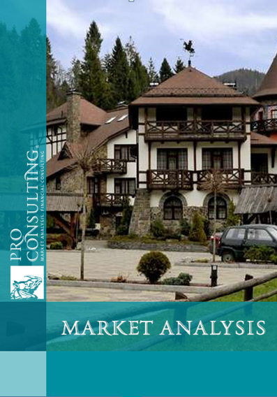 Market research report on hotels in Transcarpathia (Zakarpattya), Ukraine. 2017 