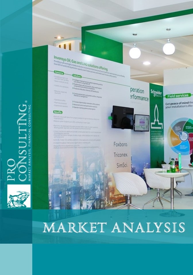 Market research report on exhibition services in Ukraine. 2013