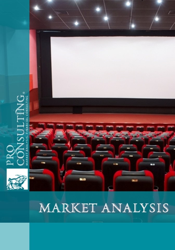 Market research report on cinema market in Ukraine. 2023 year